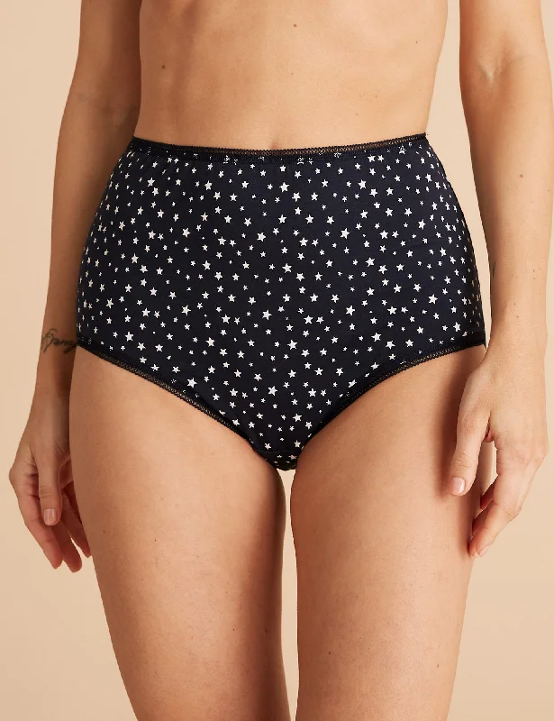 high - waisted women briefs for postpartum support5pk Cotton Lycra® Full Briefs
