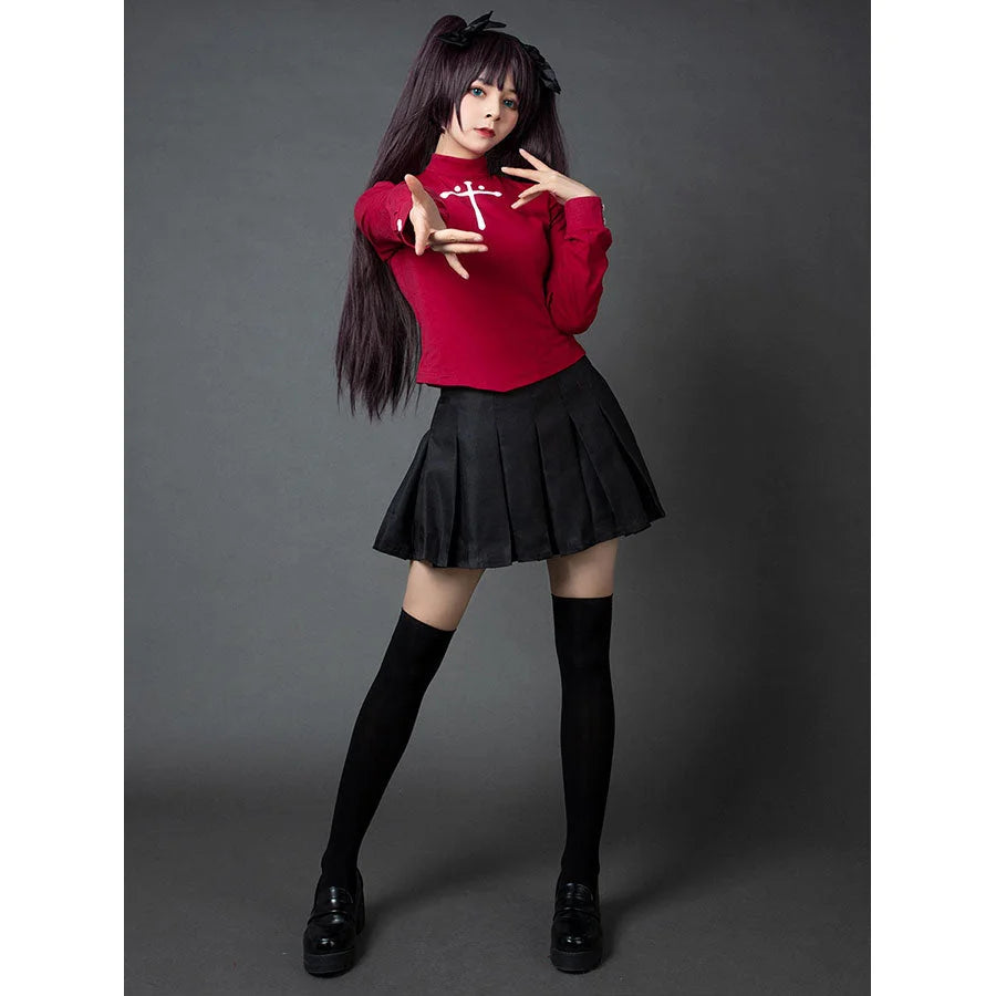 women historical cosplay costumes accurateThe Holy Grail War Fate/Stay Night Tohsaka Rin 2 Cosplay Costume mp004001