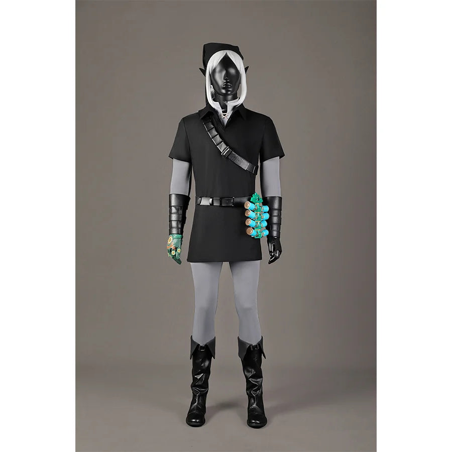 women cyberpunk cosplay costumes neonThe Legend of Zelda: Tears of the Kingdom Link Cosplay Costume C08642