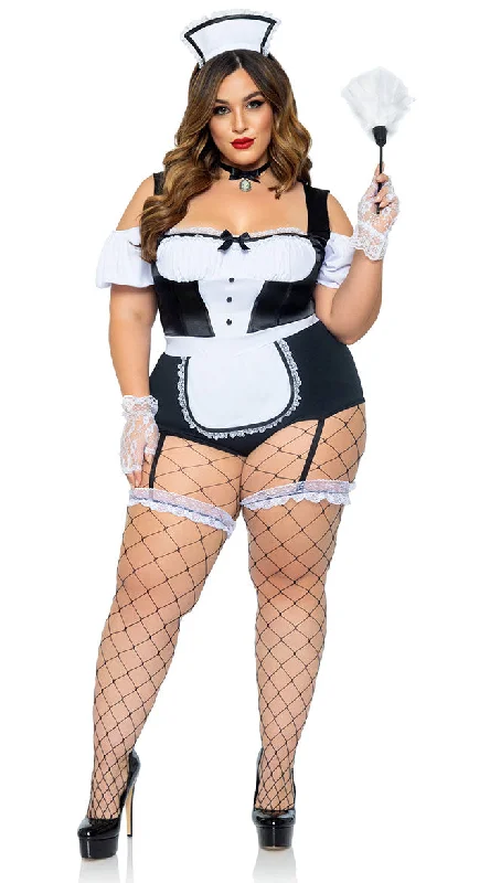 women warrior cosplay costumes fiercePlus Size Foxy Frenchie Costume