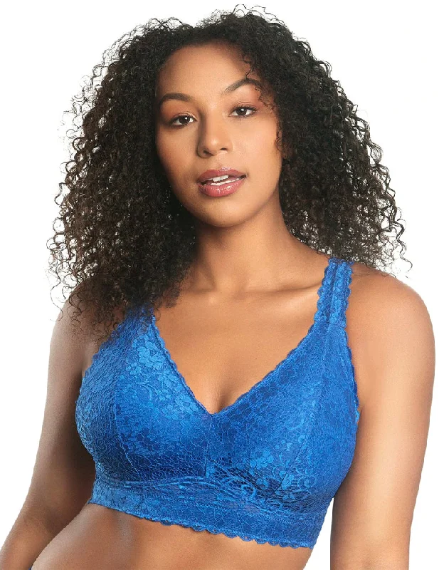Women's Bridal Lingerie Collection Parfait P5482 Adriana Sapphire Lace Bralette