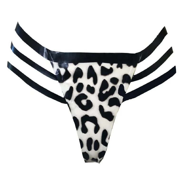 seamless thong - style swimwear for a smooth beach lookPrint Pyramid Thong