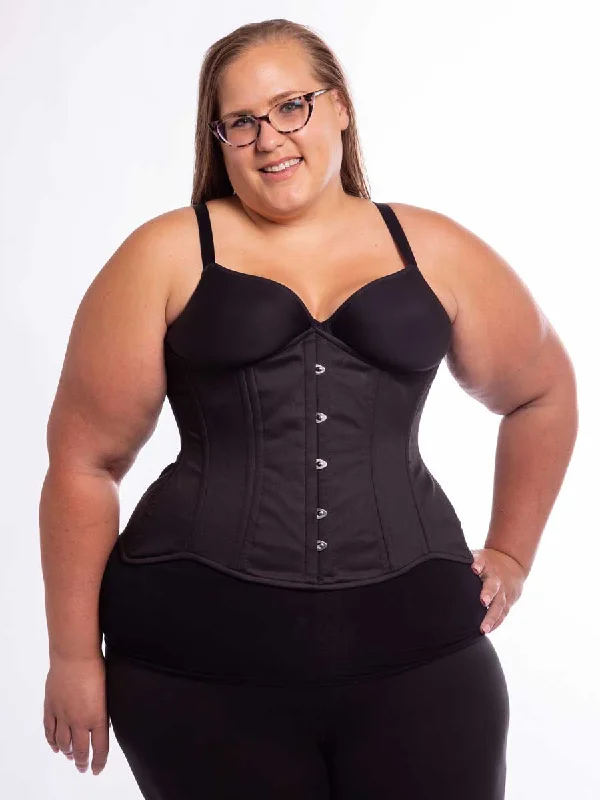 cosplay women bustiers and corsets costumesPlus Size Cotton Hourglass Curve Longline Underbust Corset : CS-426