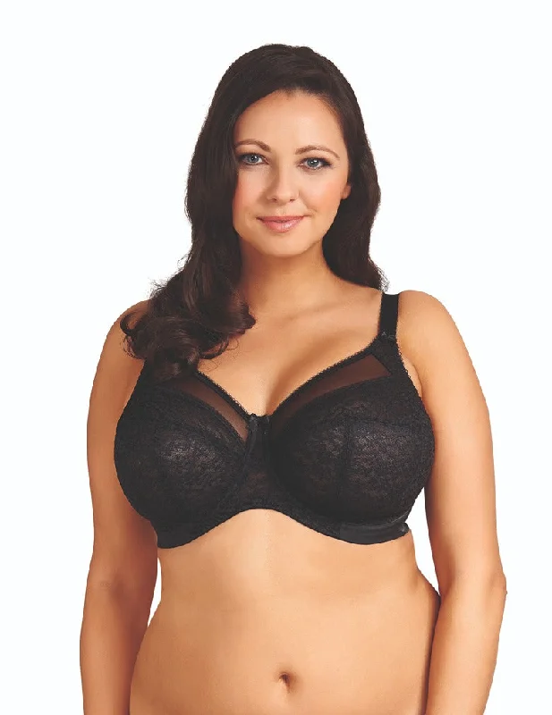 Designer Lingerie Sets for Women Goddess Adelaide GD6660 Black Banded Underwire Bra