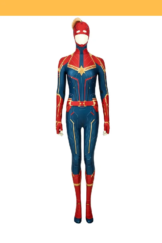 women superhero team cosplay costumesCaptain Marvel Digital Printed Cosplay Costume