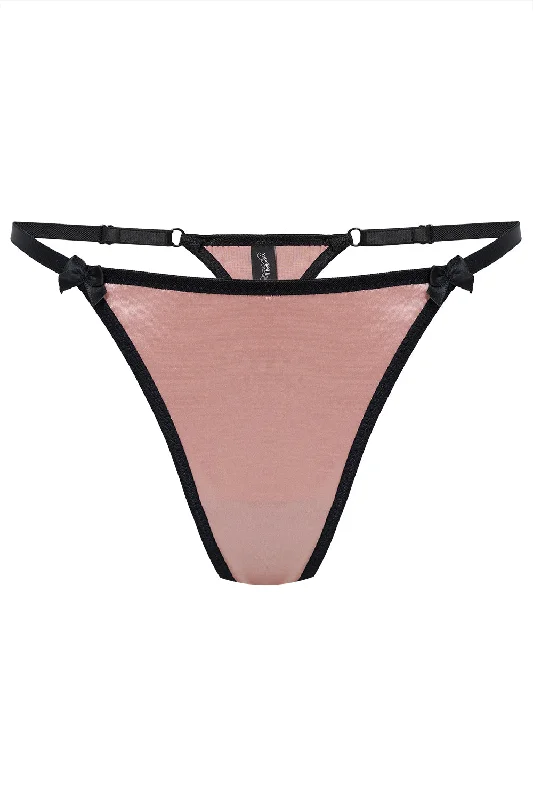 push - up women thongs for enhancing hip curvesValessa Pink ultra thongs
