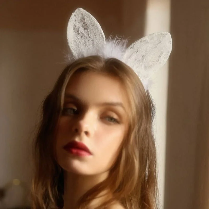 plus size friendly women sexy lingerieFluffy Lace Sexy Anime Cat Ears