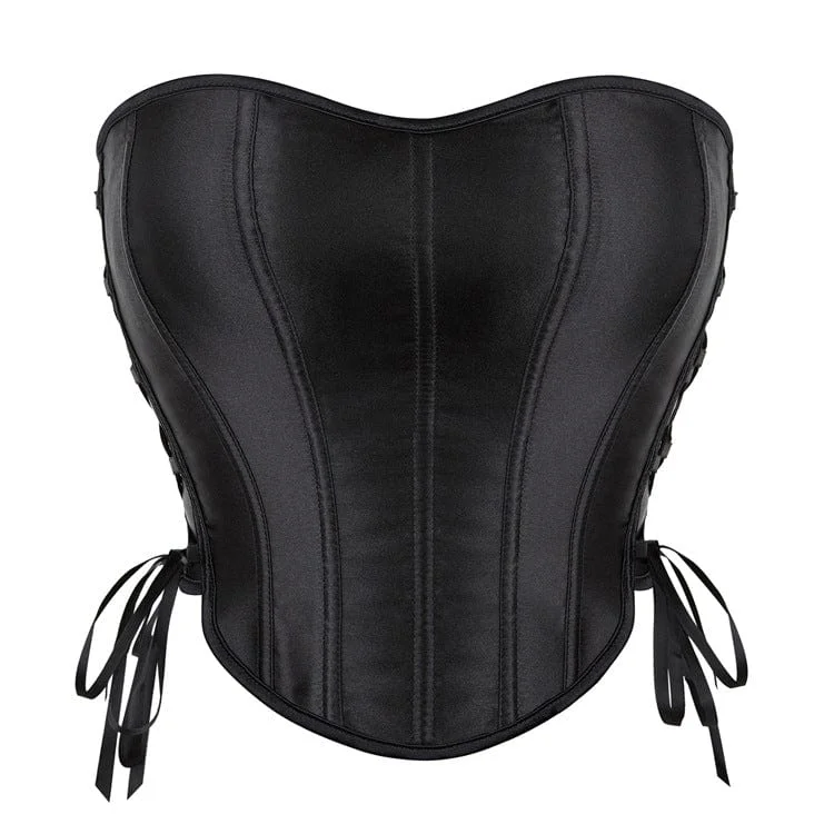 Victorian style women bustiers and corsetsWomen's Gothic Lace-up Spaghetti Straps Overbust Corsets