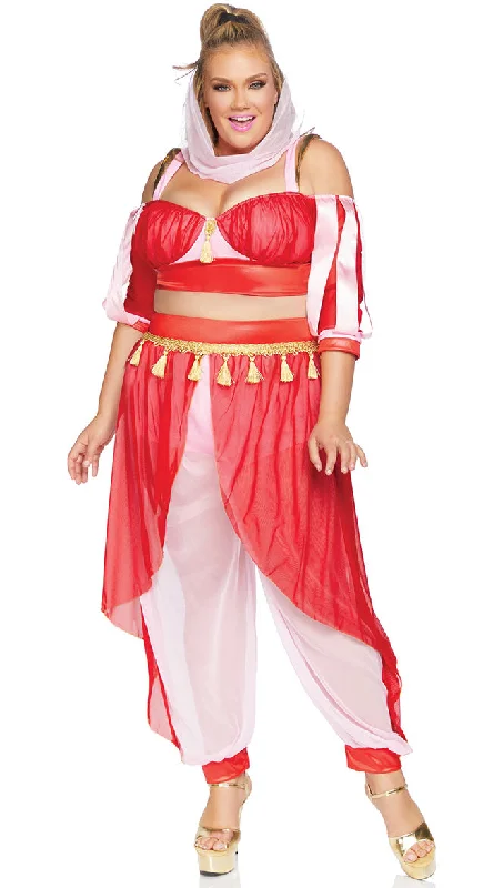 women easy - to - make cosplay costumesPlus Size Dreamy Genie Costume
