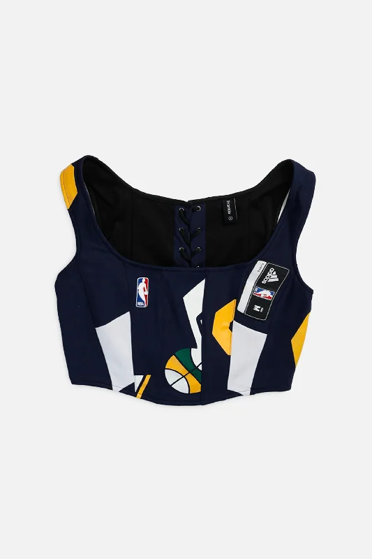 vintage women bustiers and corsets replicasRework Utah Jazz NBA Corset - S