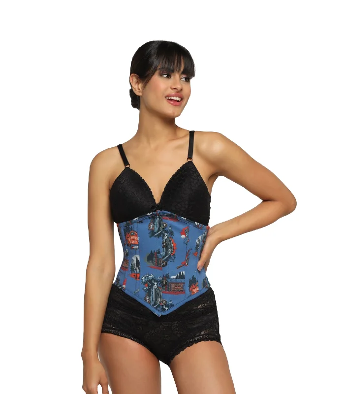 luxury women bustiers and corsets brandsHalloween printed Waist Reducing Authentic Steel Boned Sexy Underbust Corset luxury women bustiers and corsets brandsHalloween printed Waist Reducing Authentic Steel Boned Sexy Underbust Corset