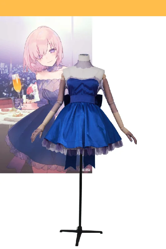 women pokemon trainer cosplay costumesFate Grand Order Mash Kyrielight Evening Dress Cosplay Costume