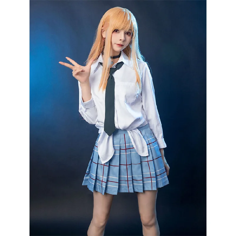 women mermaid cosplay costumes tail - designMy Dress-Up Darling Kitagawa Marin Women's School Uniform - Spring Cosplay Costume C01064