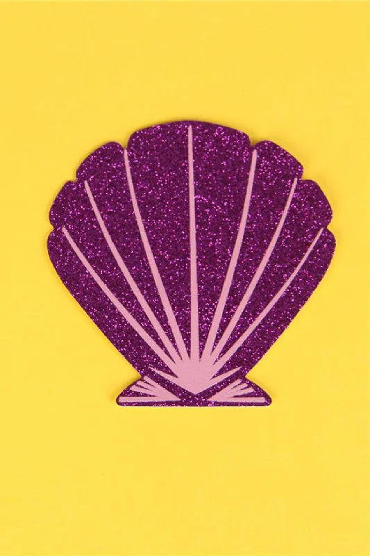 Affordable Lingerie for Women Purple Shell Pasties