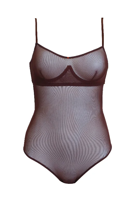 Seamless Bodysuits for a Smooth Underwear LookMalla Bodysuit - Brown