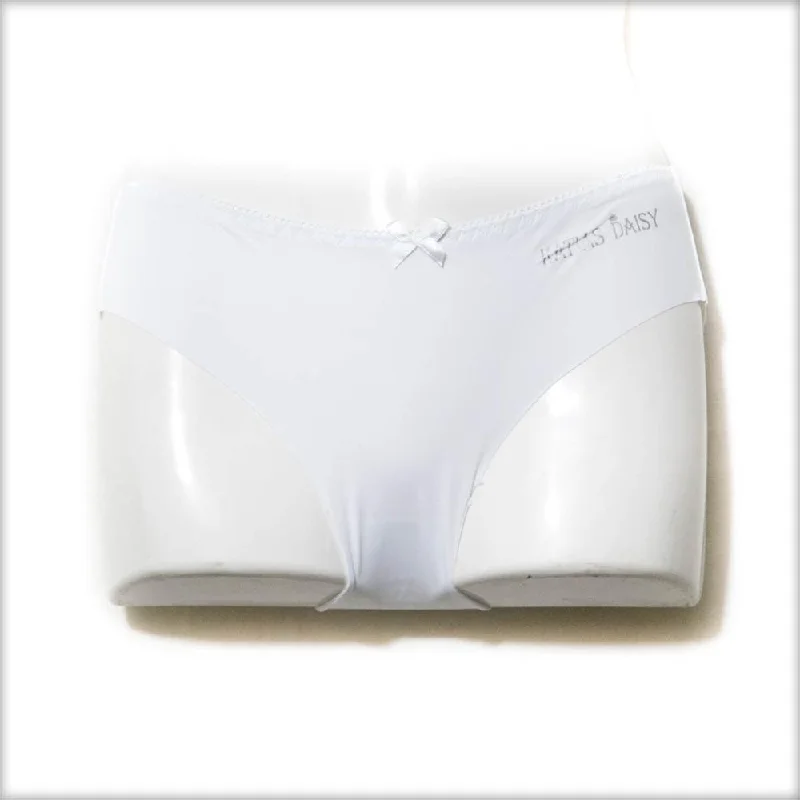 lace - detailed women briefs for special occasionsSeamless Panties Icy Cool Nylon Hipster Briefs – White