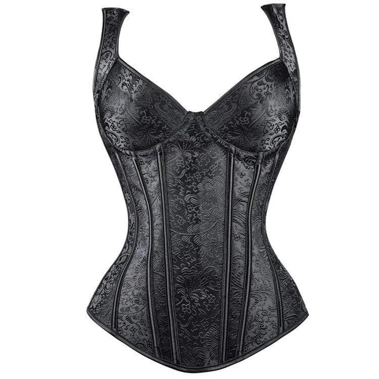 convertible women bustiers and corsetsWomen's Gothic Jacquard Overbust Corsets