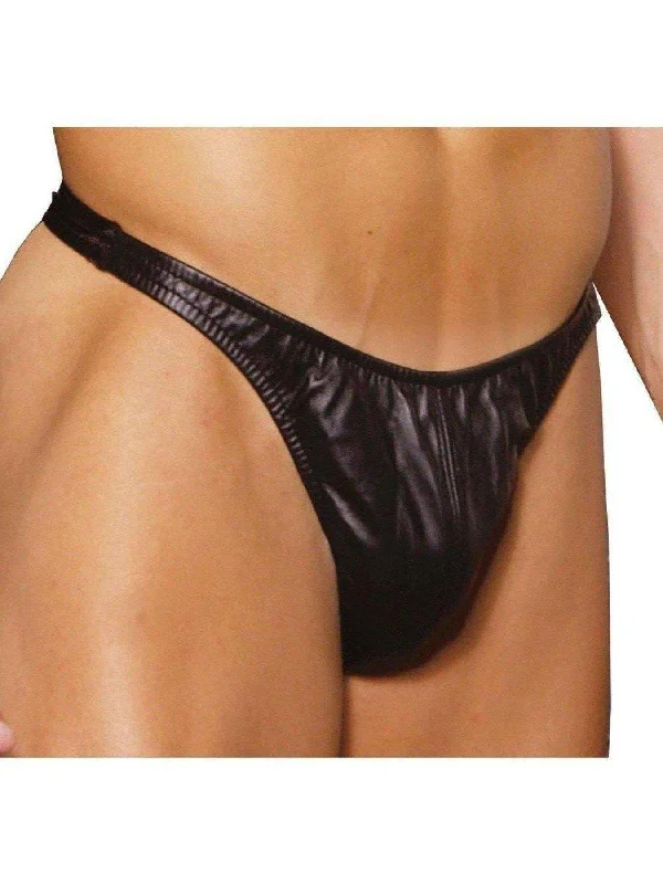 seamless push - up women thongs for a natural liftElegant Moments L9141 - l9141X  Men's Leather Thong