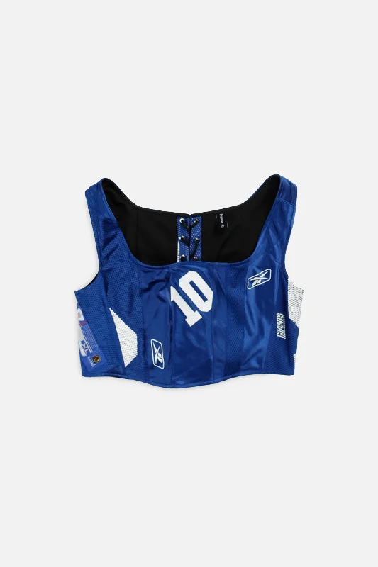 luxury women bustiers and corsets brandsRework NY Giants NFL Corset - XL