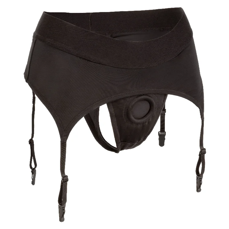 detachable women garters from lingerieBoundless Thong With Garter - 2l/3xl - Black