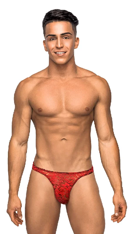 anti - bacterial women thongs for intimate hygieneMen's Face To Lace Thong