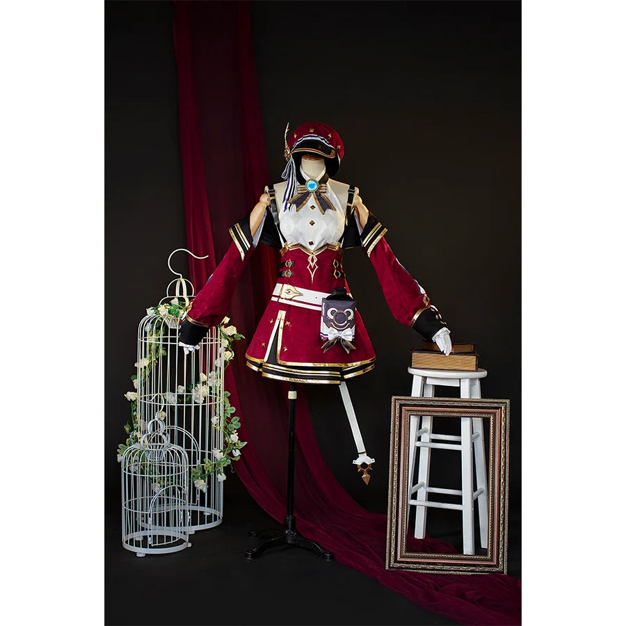 women petite cosplay costumes proper - fitGenshin Impact Charlotte Cosplay Costume C08607  AA