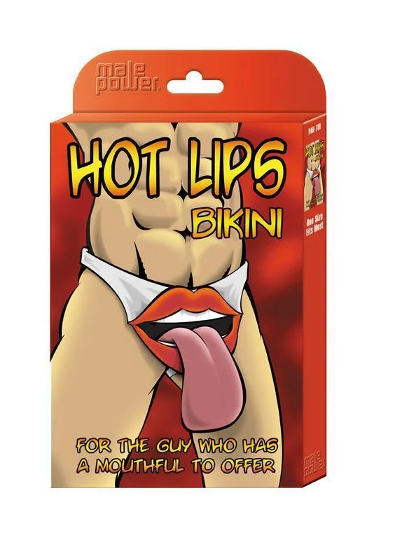 hand wash only women bikini briefs for delicate careHot Lips Bikini Novelty Underwear