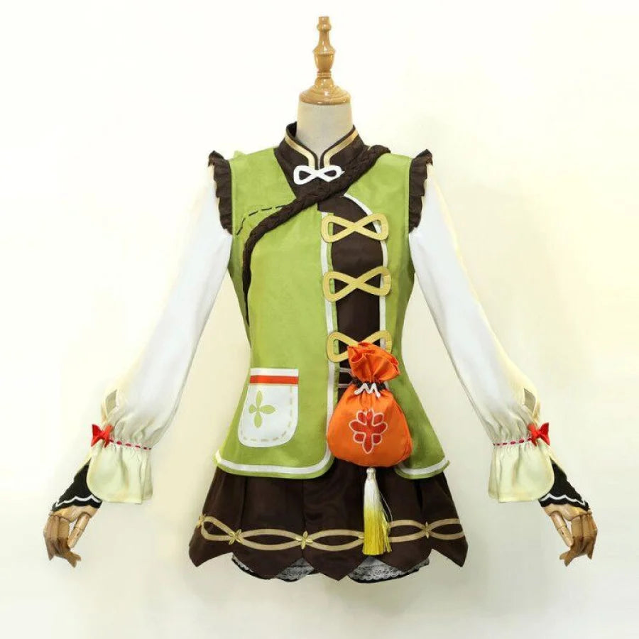 women petite cosplay costumes proper - fitGenshin Impact YaoYao Cosplay Costume C00523  AA