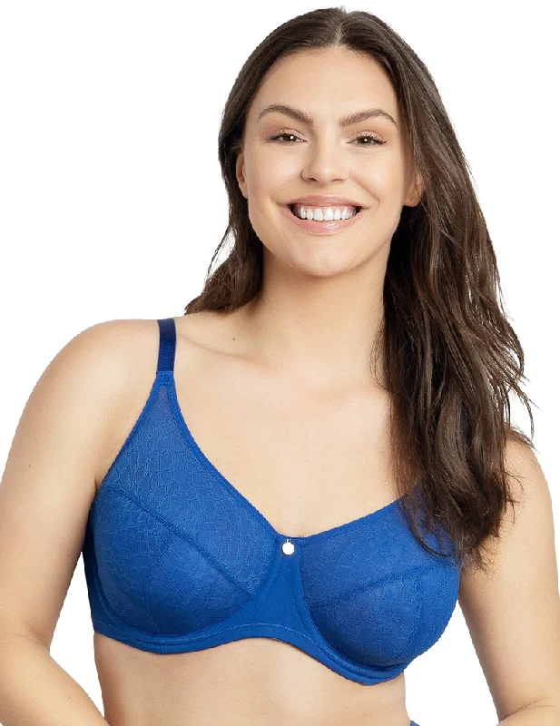 Women's Corset Style Lingerie Parfait Enora 5272 Sapphire Minimizer Bra