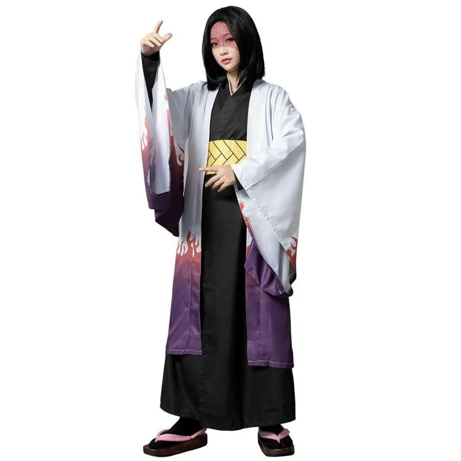 women cosplay costumes for family - groups【CLEARANCE】Demon Slayer: Kimetsu no Yaiba Ubuyashiki Kagaya Cosplay Costume mp005373