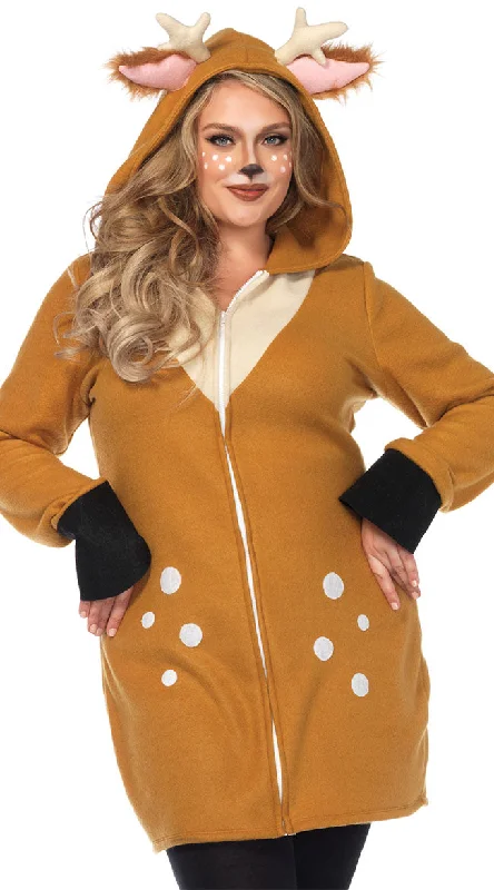 women cosplay costumes for local - eventsPlus Size Cozy Fawn Costume