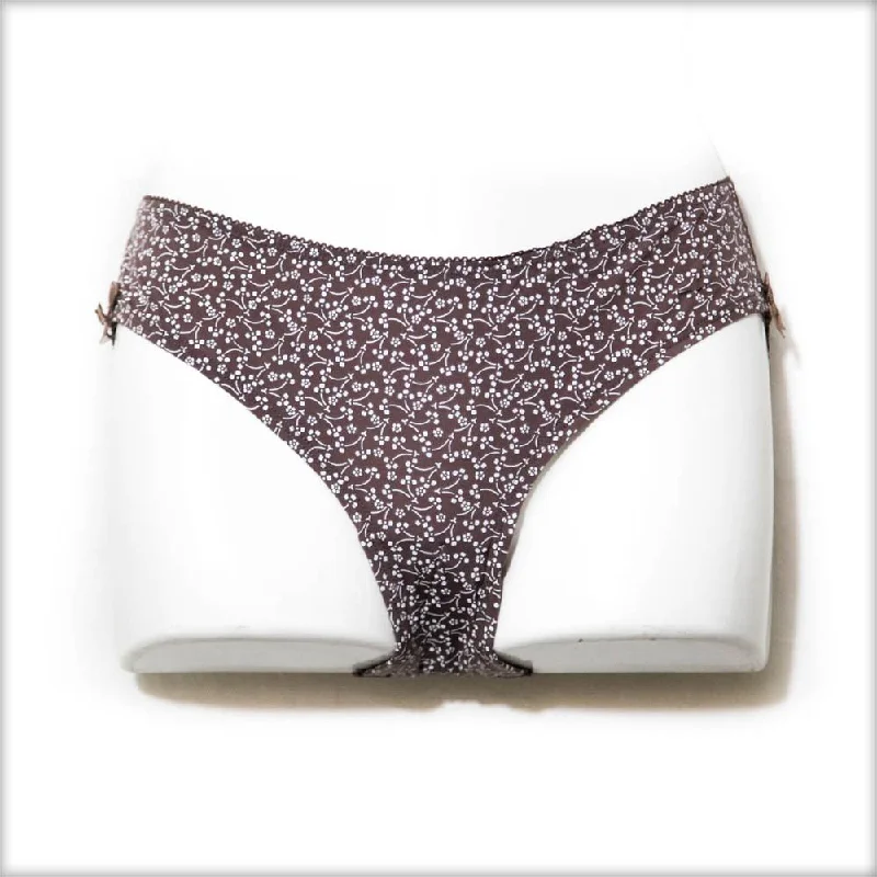 adjustable - waist women briefs for a customizable fitLaser Cut Brief Wave Edge Pantie 5483