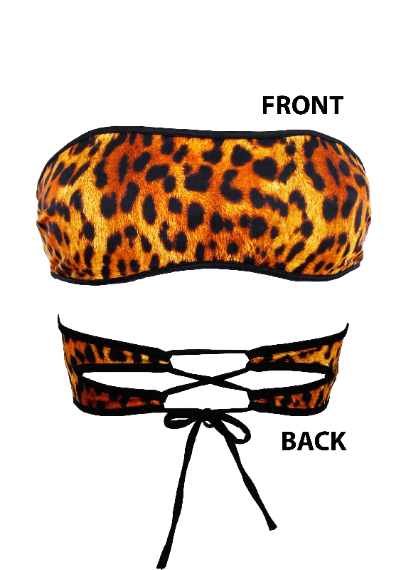 seamless women sexy lingerie for comfortSexy Bandeau Strapless Animal Print Top / CHEETAH ANIMAL PRINT seamless women sexy lingerie for comfortSexy Bandeau Strapless Animal Print Top / CHEETAH ANIMAL PRINT
