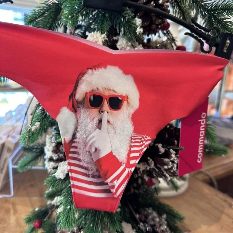 seamless anti - bacterial women thongs for daily protectionCommando Photo-Op Thongs in Secret Santa  CT18