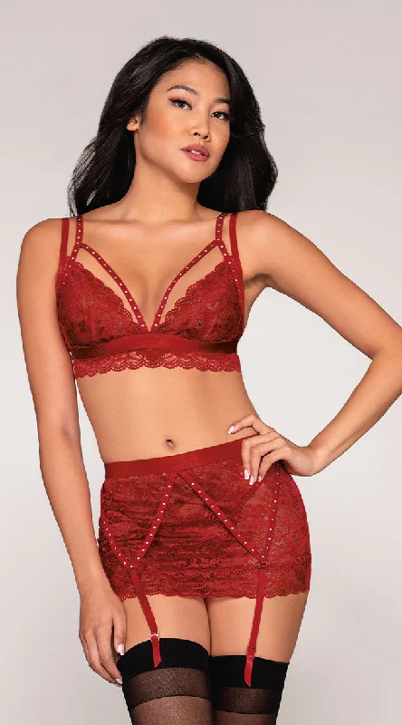 office to evening women lingerie for easy transitionsGarnet Stunner Bralette Set