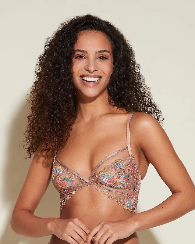 lace trimmed women lingerie for romancePetite Triangle Bralette
