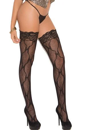 High - Waisted Women's Leather Tight Trousers in Black for a Rock - Chic LookSilicone Top Thigh Hi