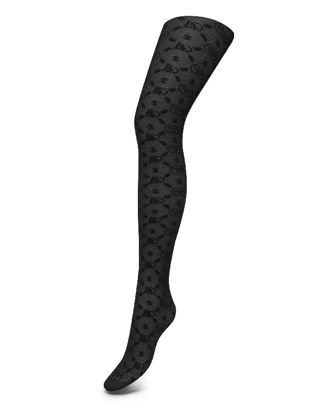 Women's Denim - Look Tight Trousers in Light Blue for a Casual and Versatile OptionTights Monogram