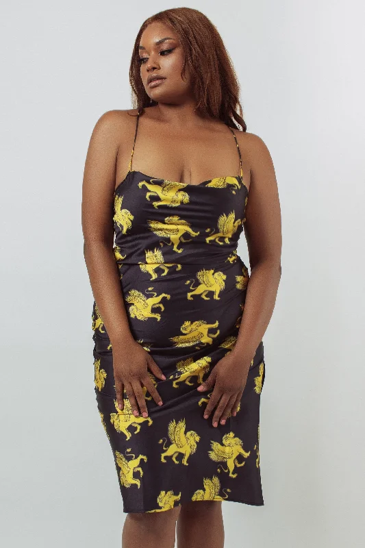 seamless bras for invisible under clothesKilo Brava Lioness Cowl Slip Dress