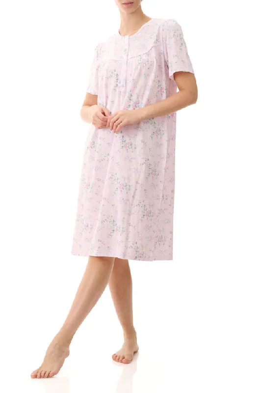 full cup padded bras for enhanced shapeCallie Short Sleeve Cotton Nightie (Lilac)