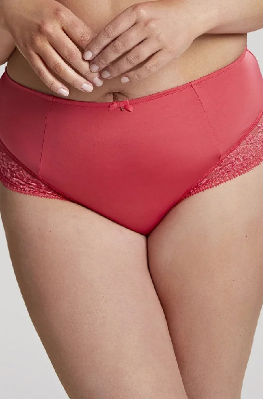 backless bras for revealing outfitsRoxie High Waist Brief (Hot Coral)