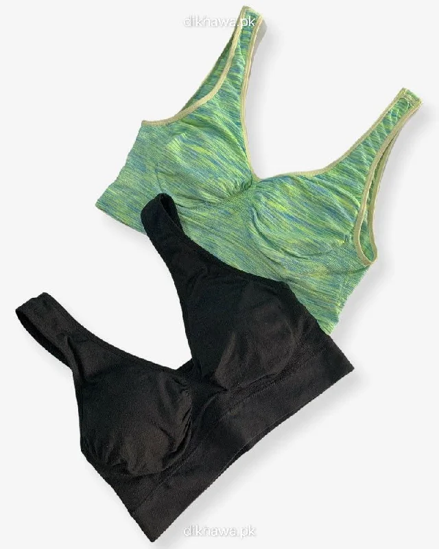 full cup nursing bras for better milk flowAire Bra Stretchable Non Wired & Single Padded  Ladies Jogging Bra Imported Stocklot Branded Sports Bra