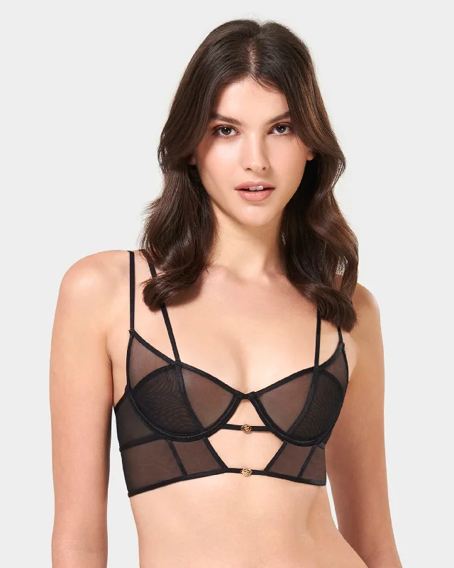 seamless t - shirt bras for everyday wearAlya Eco Bra Black