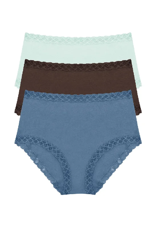 Bra with padded straps to reduce shoulder strain​ Bliss Full Brief 3-Pack