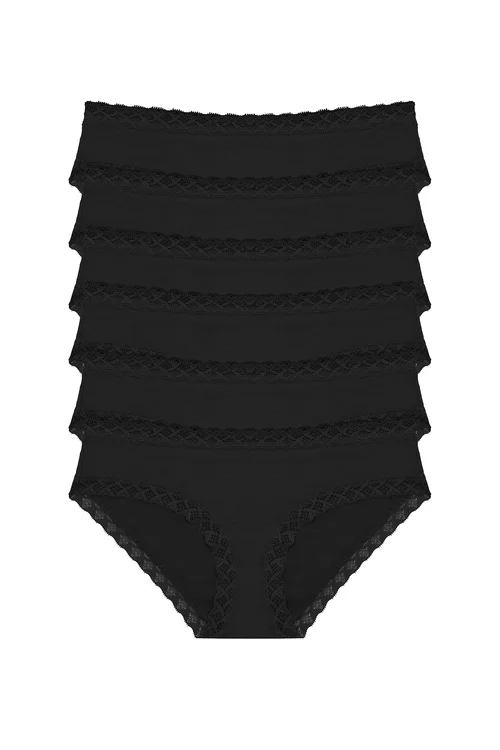 Bra with a low - cut cup for a more revealing style​ Bliss Girl Brief 6-Pack