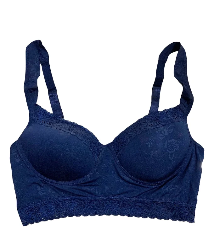 sports bras for high impact workoutsImported Stocklot Branded Pushup Bra - Padded Bra - Blue