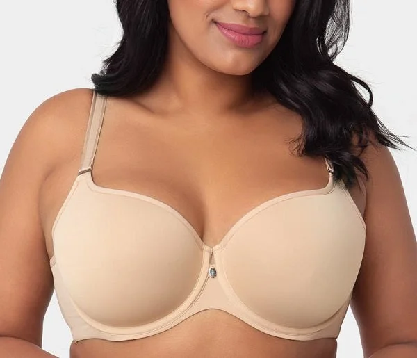 Convertible bras with adjustable straps for versatile styling Curvy Couture Tulip Smooth T Shirt Bra 1274 Convertible bras with adjustable straps for versatile styling Curvy Couture Tulip Smooth T Shirt Bra 1274