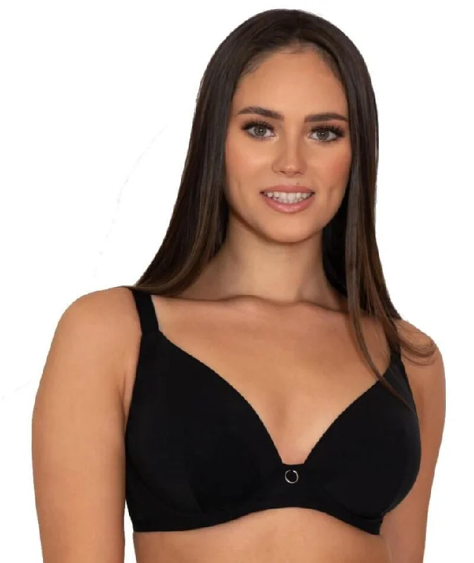 plunge wireless bras for a natural lookCurvy Kate Daily Plunge Bra - Black