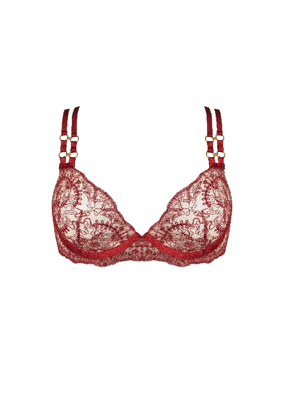 lace bras for a romantic lookCymatic Plunge Wire Bra