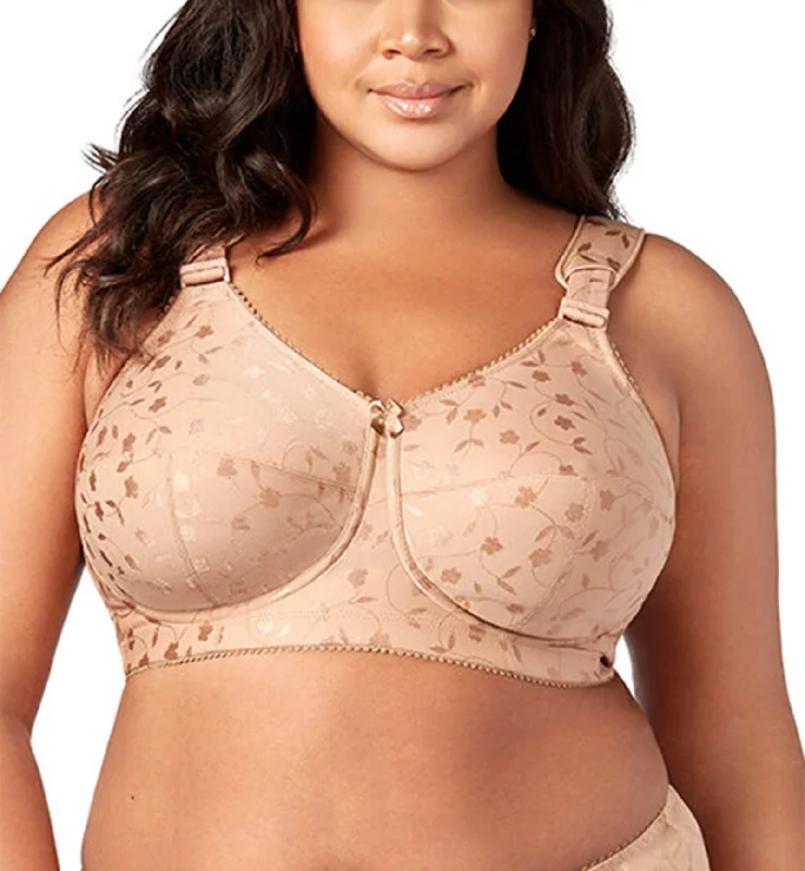 Polyester bras with moisture - wicking properties Elila Sidney Jacquard Full Support Softcup Bra (1305) - Mocha Polyester bras with moisture - wicking properties Elila Sidney Jacquard Full Support Softcup Bra (1305) - Mocha
